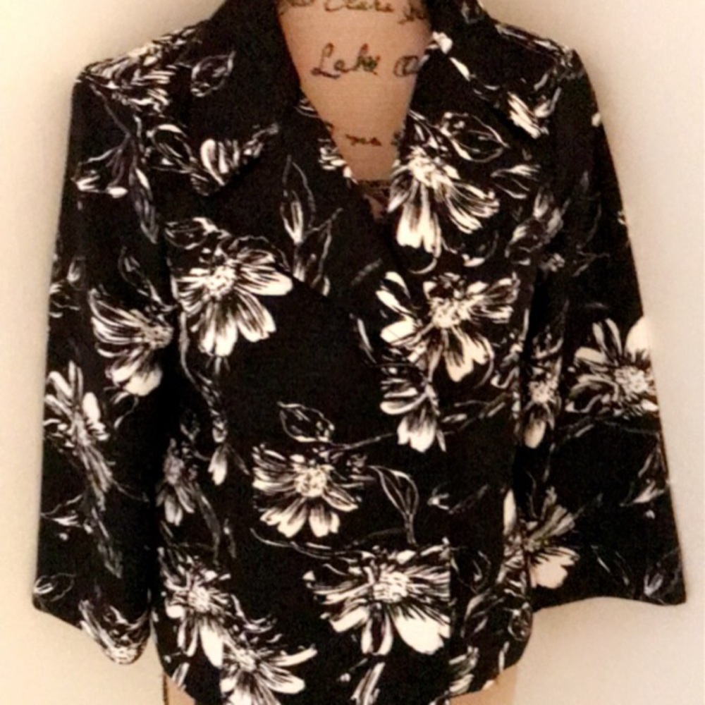 Christopher & Banks Blazer black and white